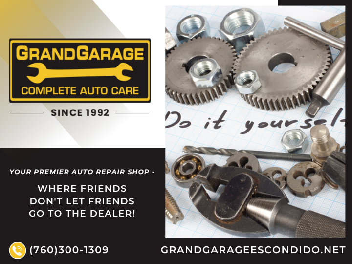 Do it yourself auto repair in Escondido CA