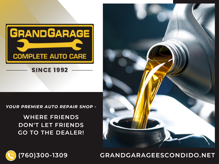 Oil change in escondido ca